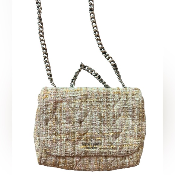 Kate Spade New York Briar Lane Quilted Tweed Mini Emelyn Crossbody - Picture 12 of 16